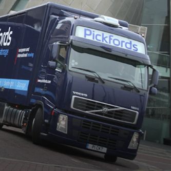 Pickfords European moving van
