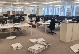 Pickfords helped Currie and Brown relocate to their headquarters in London, UK