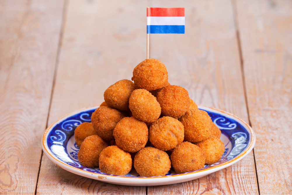 A plate of bitterballen
