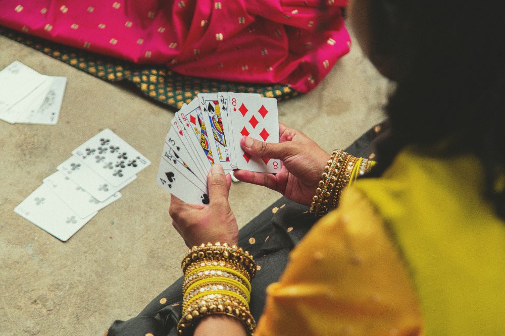 Playing games on Diwali