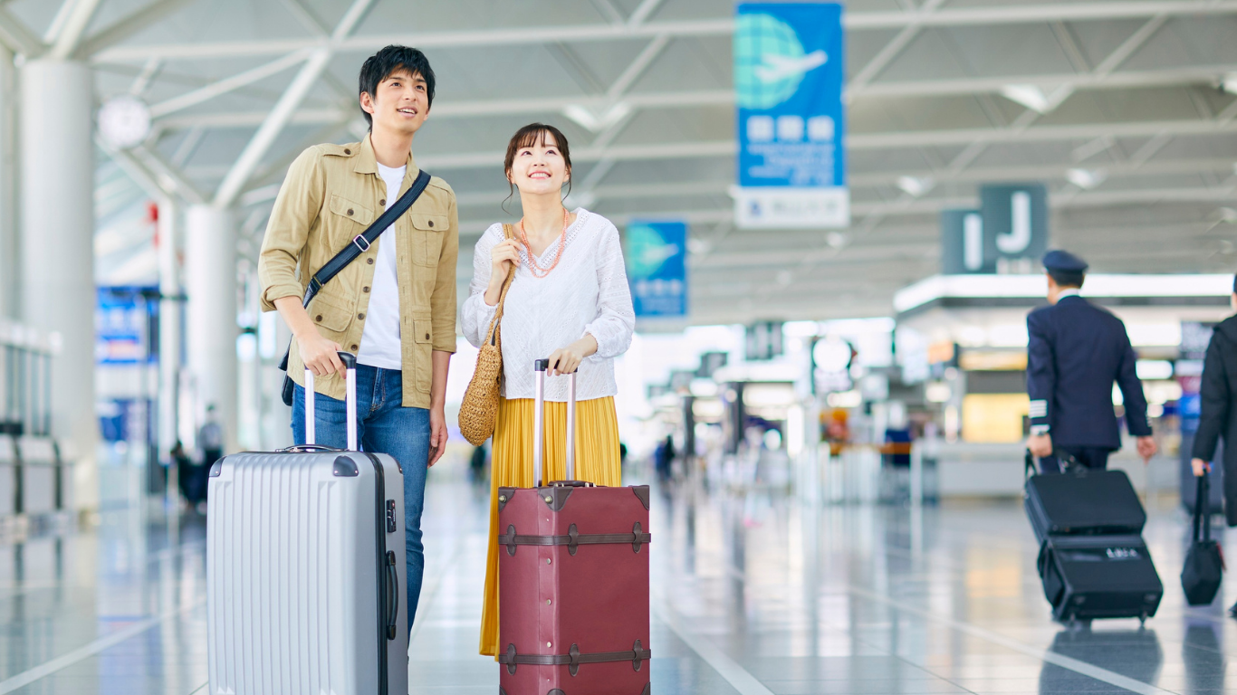 International student packing suitcase before moving to the UK