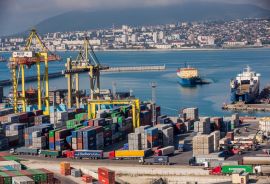 worldwode shipping and ports across the sea