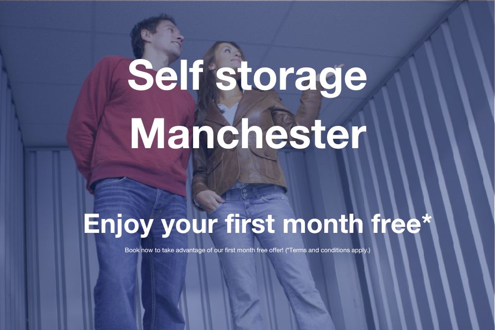 Self storage Manchester banner