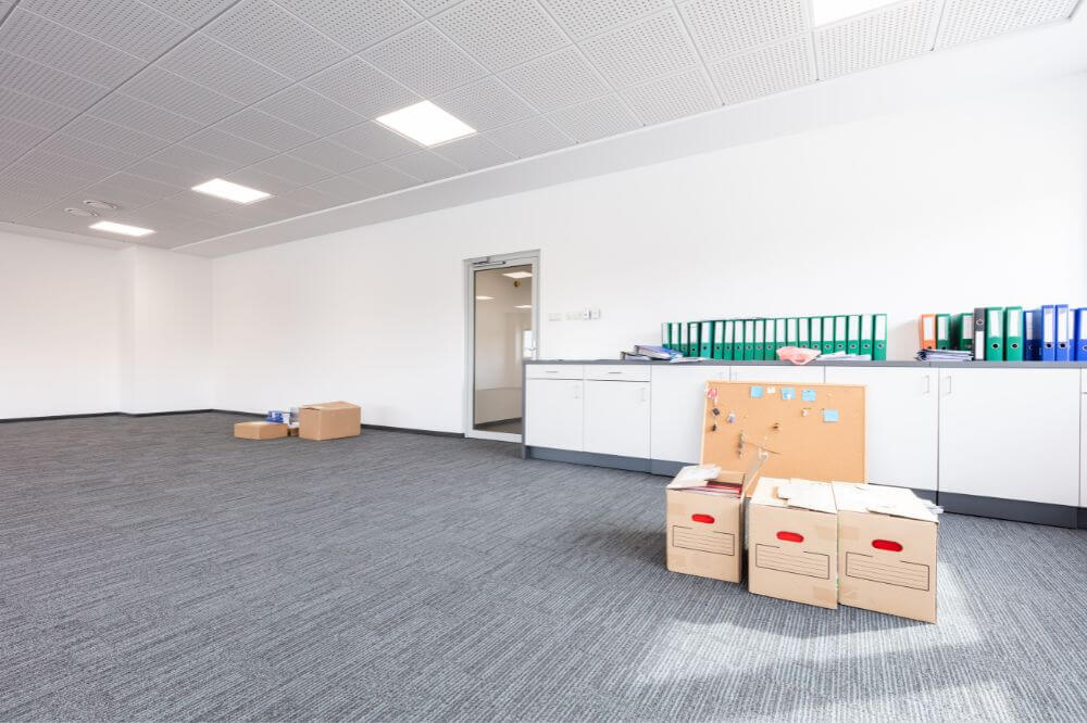 An image of an office moving premises