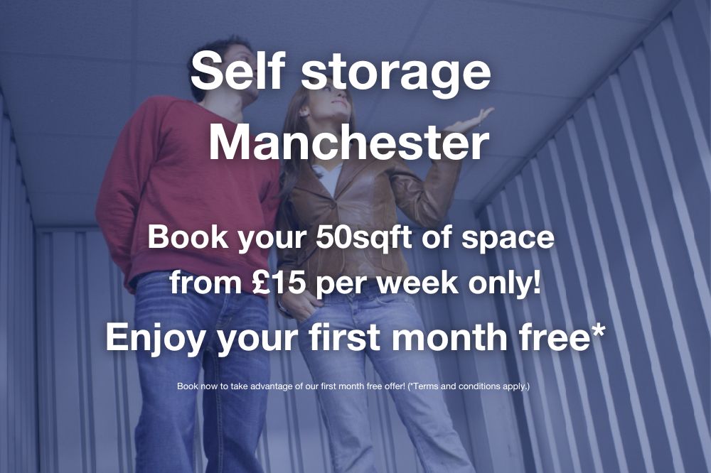 Self storage Manchester banner