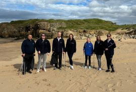 Pickfords participated in the North East Beach Clean at South Shields Beach